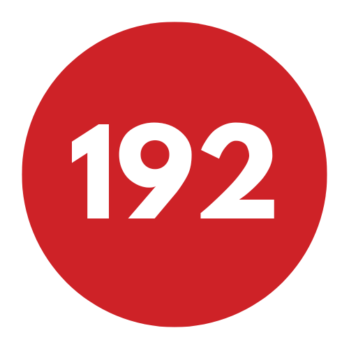 192 number in red circle